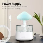 Rain Cloud Humidifier Rain Sound Lamp Aromatherapy Machine Humidifier