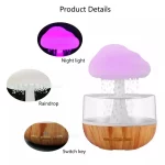 Rain Cloud Humidifier Raindrop Sound Bedside Micro Humidifier